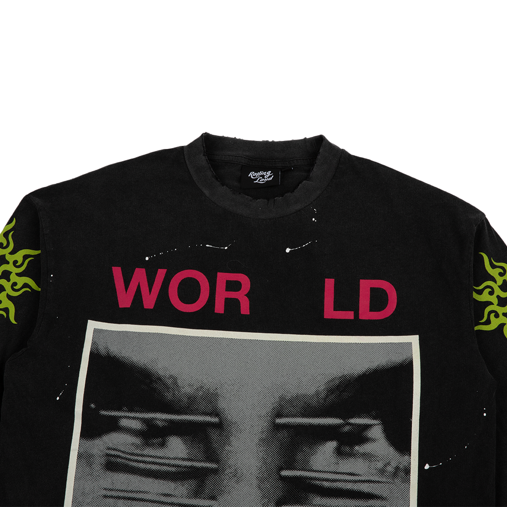 Nailhead Longsleeve 'Washed Black'