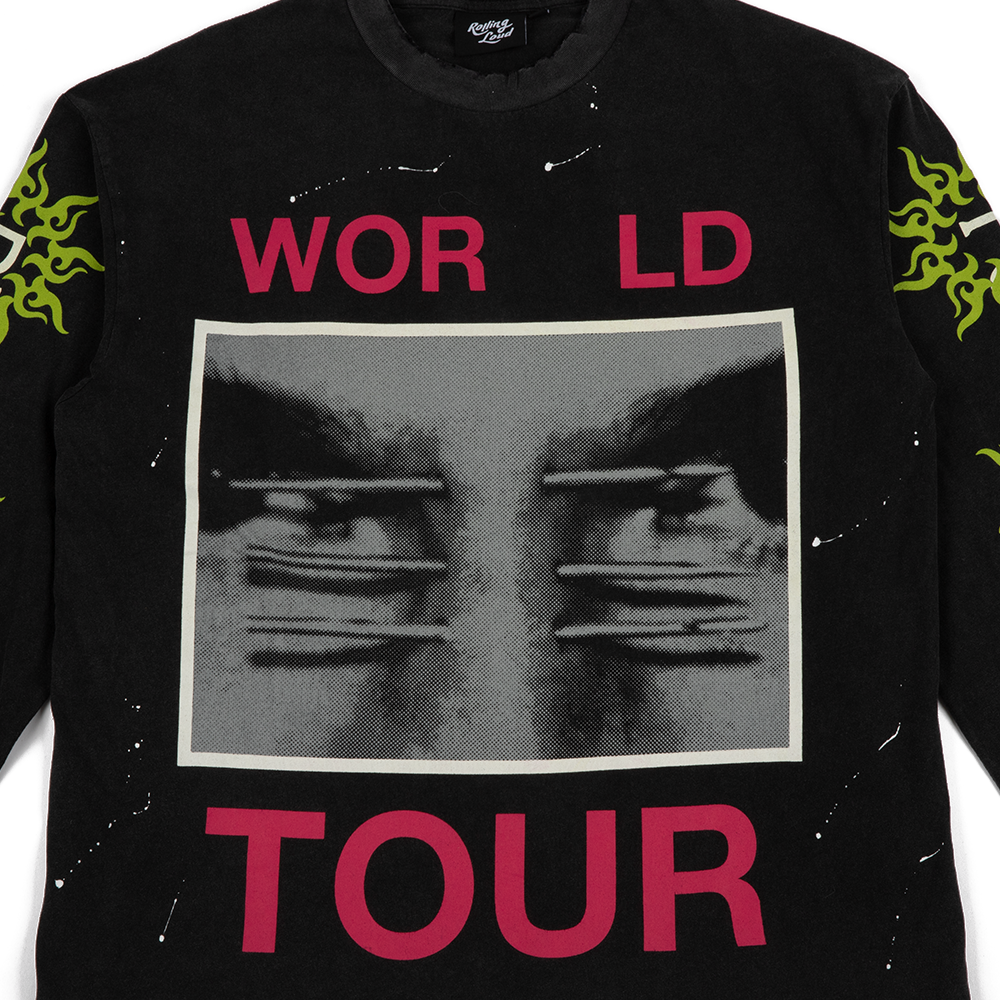 Nailhead Longsleeve 'Washed Black'