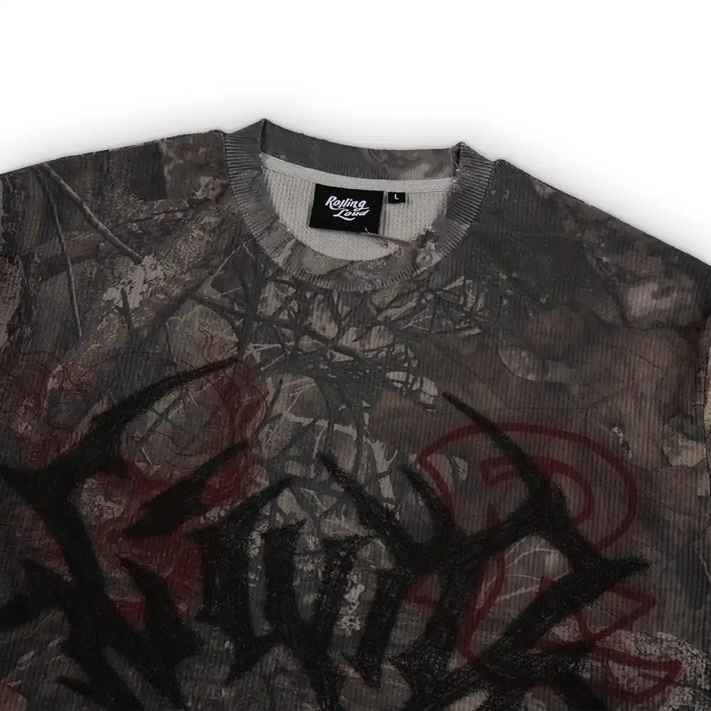 Gothic Flame Long Sleeve Thermal 'Camo'