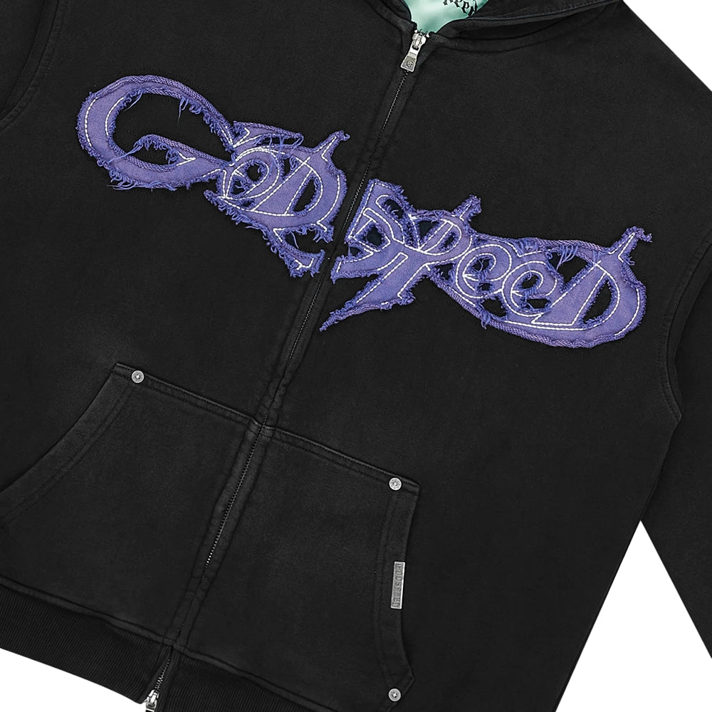 Raw Import Sweatsuit 'Black Blue'