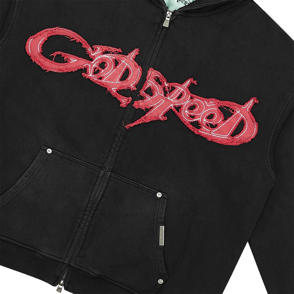 Raw Import Sweatsuit 'Black Red'