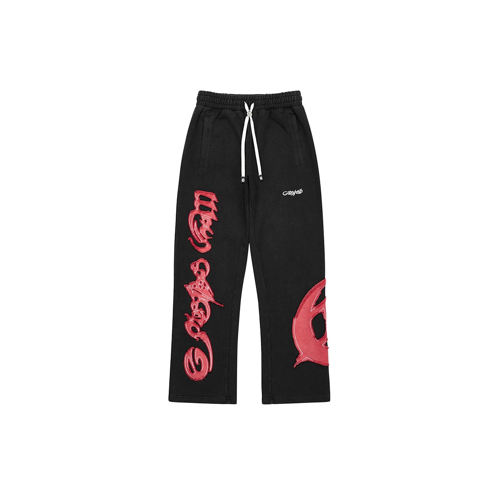 Raw Import Sweatsuit 'Black Red'