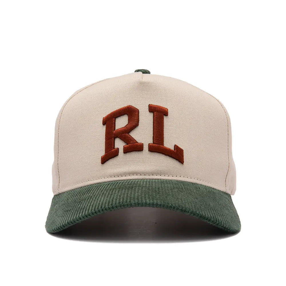 RL Corduroy Snapback Hat 'Cream'