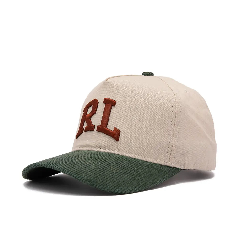 RL Corduroy Snapback Hat 'Cream'