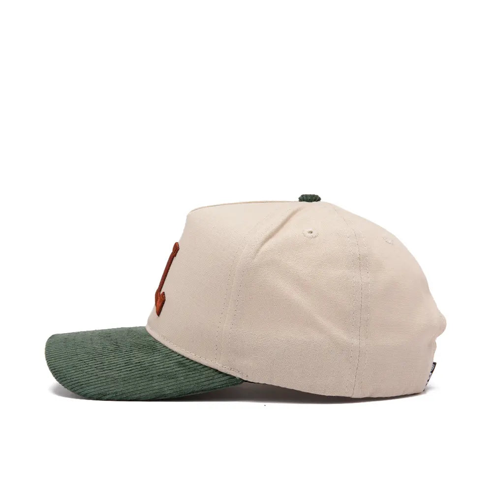 RL Corduroy Snapback Hat 'Cream'