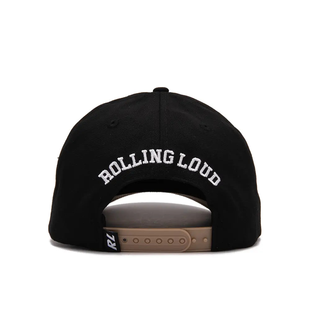 RL Corduroy Snapback Hat 'Black Brown'