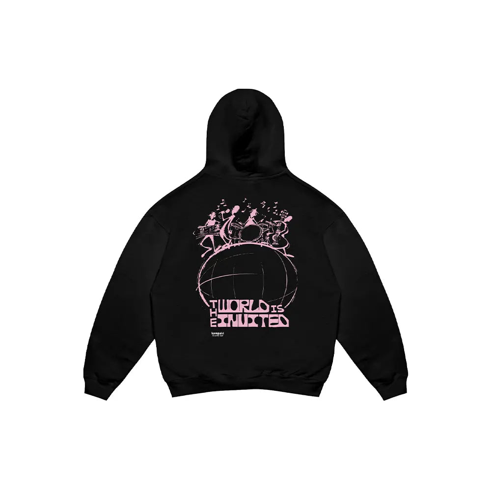 Elijah Anderson x KRB Graphic Hoodie 'Black Pink'