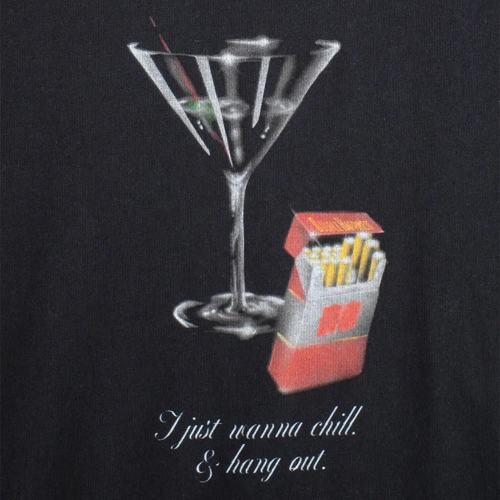 U Double Happines Short Sleeve Tee 'Black'