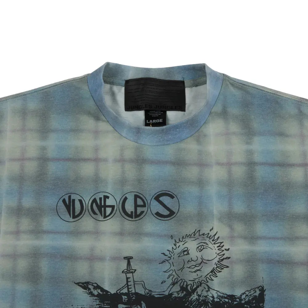 Field of Daisies Tee 'Plaid'
