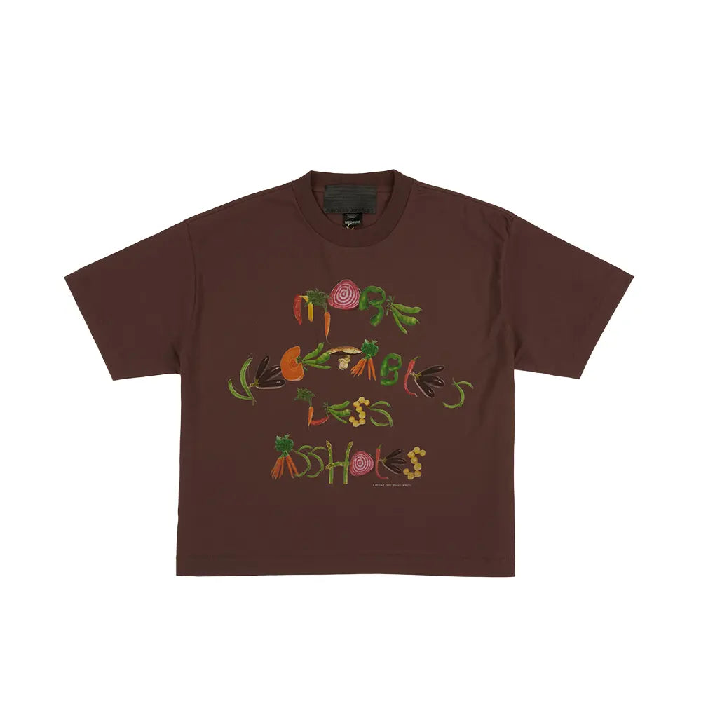 More Vegetables Tee 'Brown'