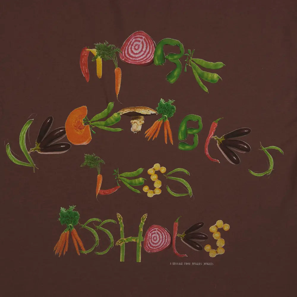More Vegetables Tee 'Brown'