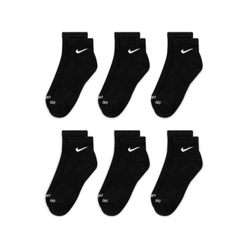 Everyday Plus Cushioned Training Ankle Socks (6 Pairs) 'Black'