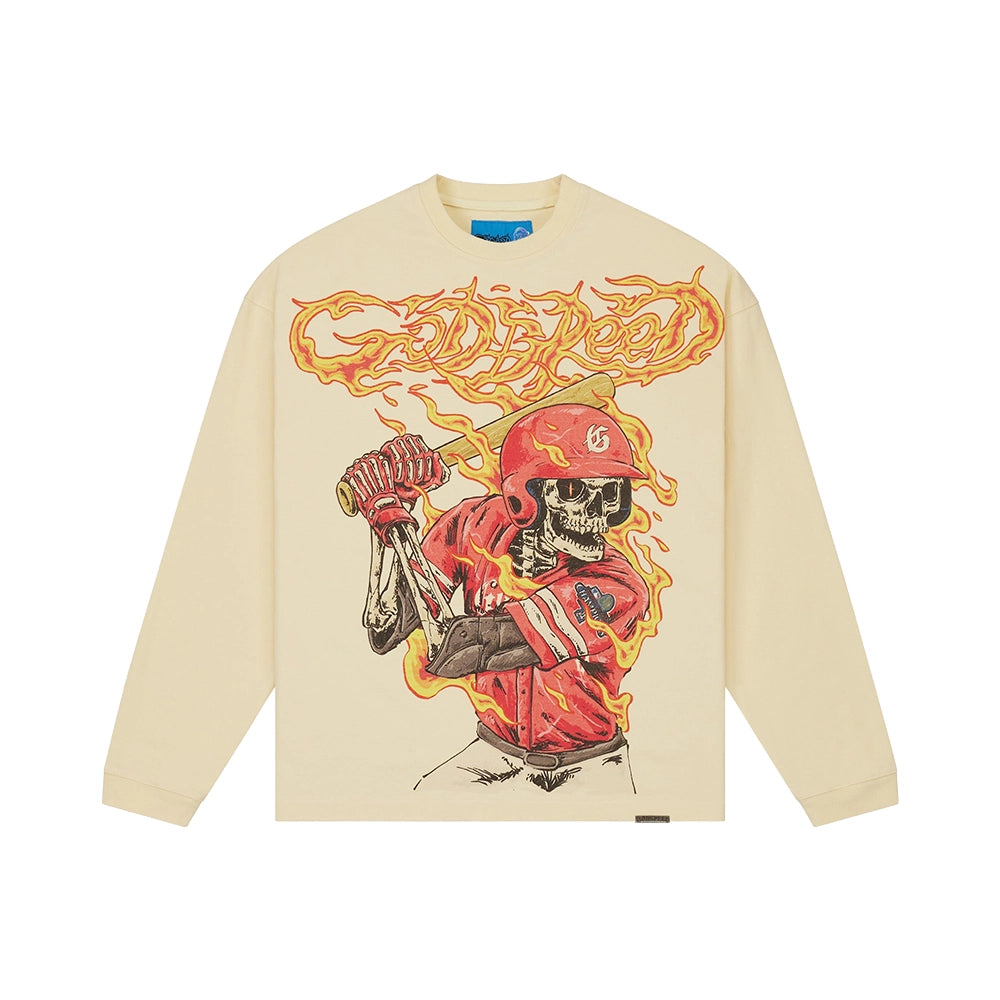 Slugger Long Sleeve Tee NG 'Bone'