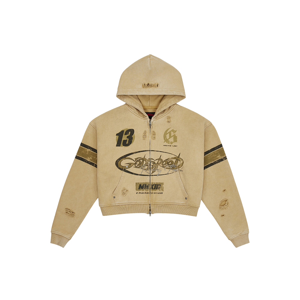 Speedway Zip Hoodie 'Sand Boom26'