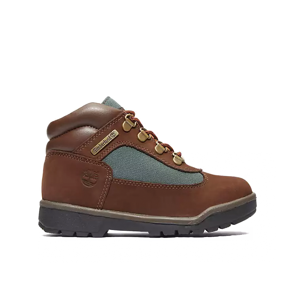 Field Boots PS 'Brown Nubuck Dark Olive'