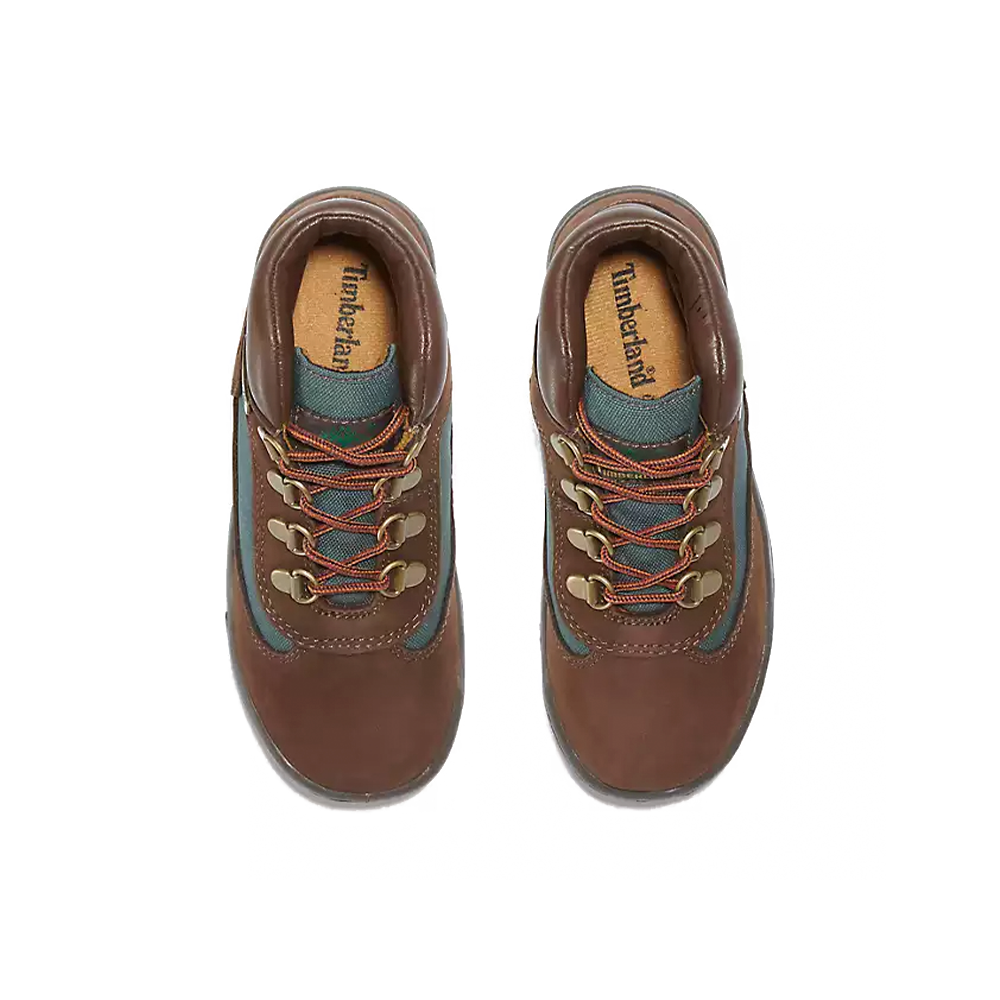 Field Boots PS 'Brown Nubuck Dark Olive'