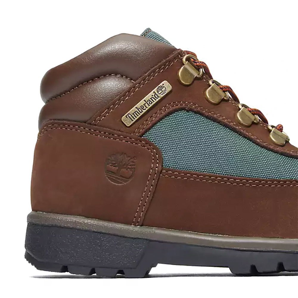 Field Boots PS 'Brown Nubuck Dark Olive'