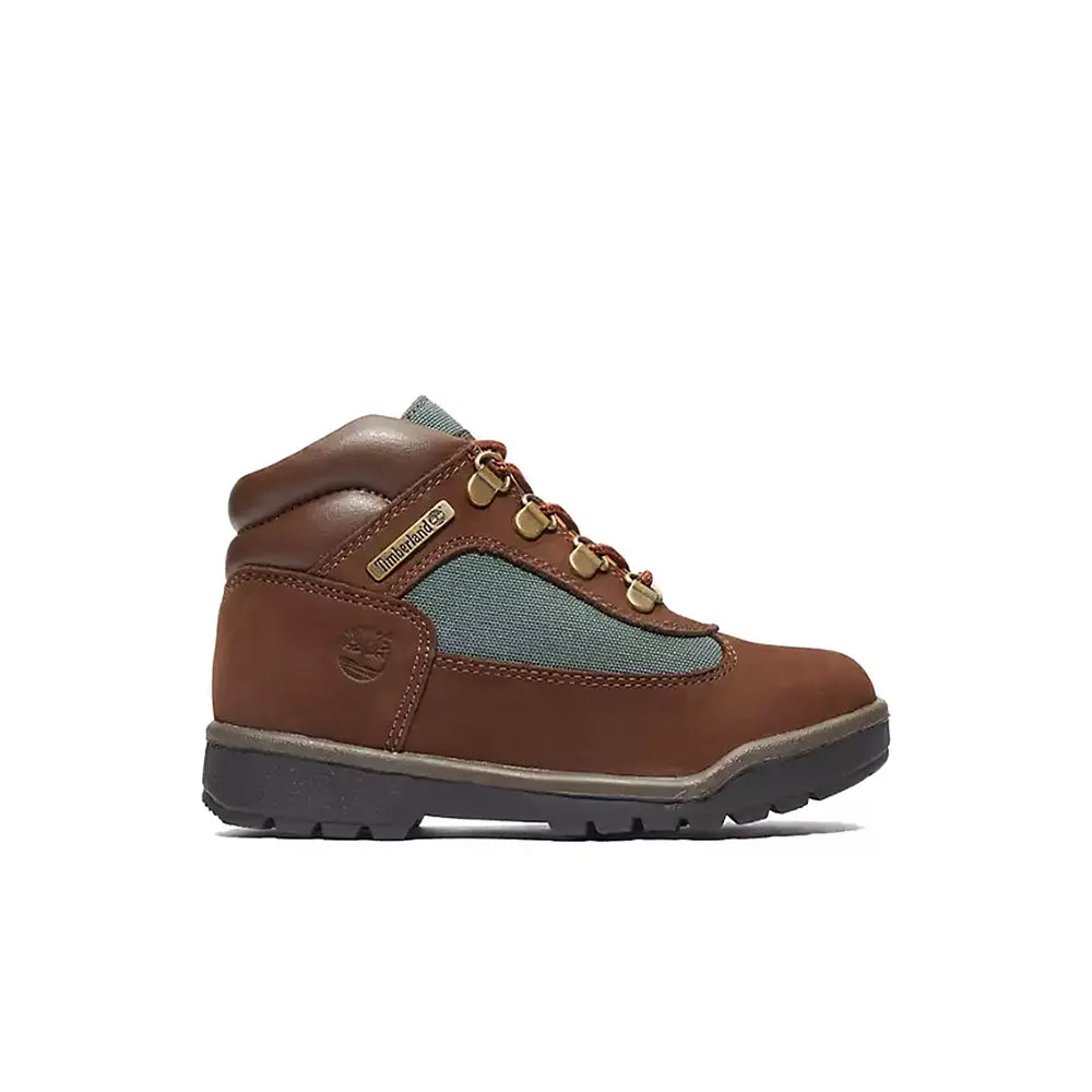 Field Boots PS 'Brown Nubuck Dark Olive'