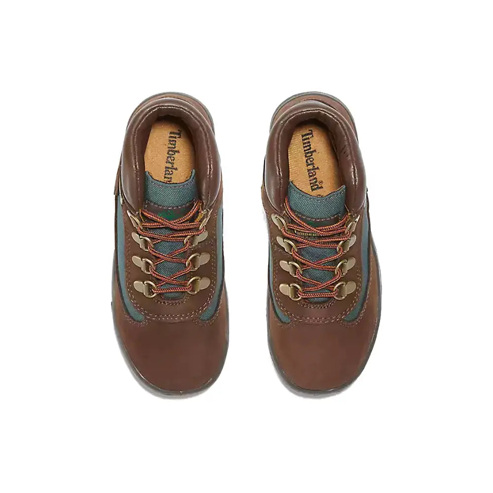 Field Boots PS 'Brown Nubuck Dark Olive'