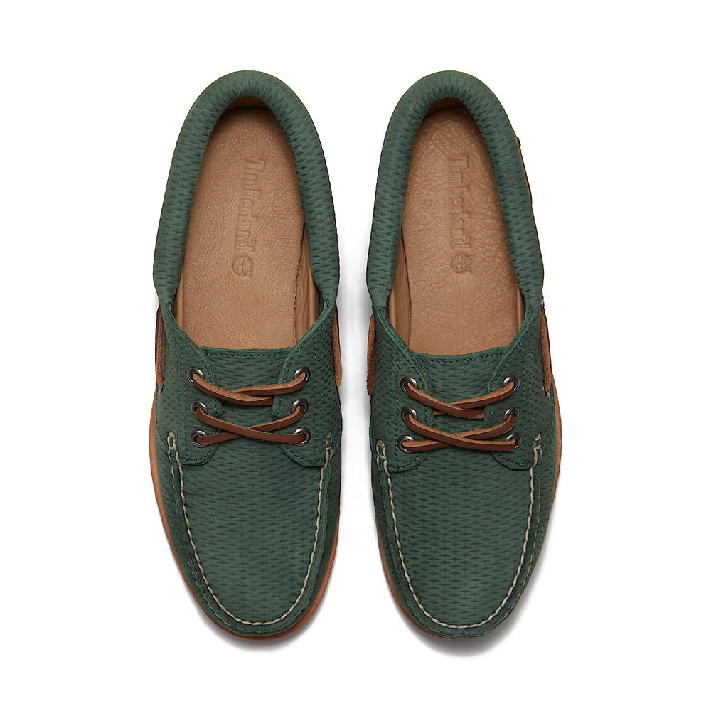 W Authentic Boat Shoe 'Green Nubuck'