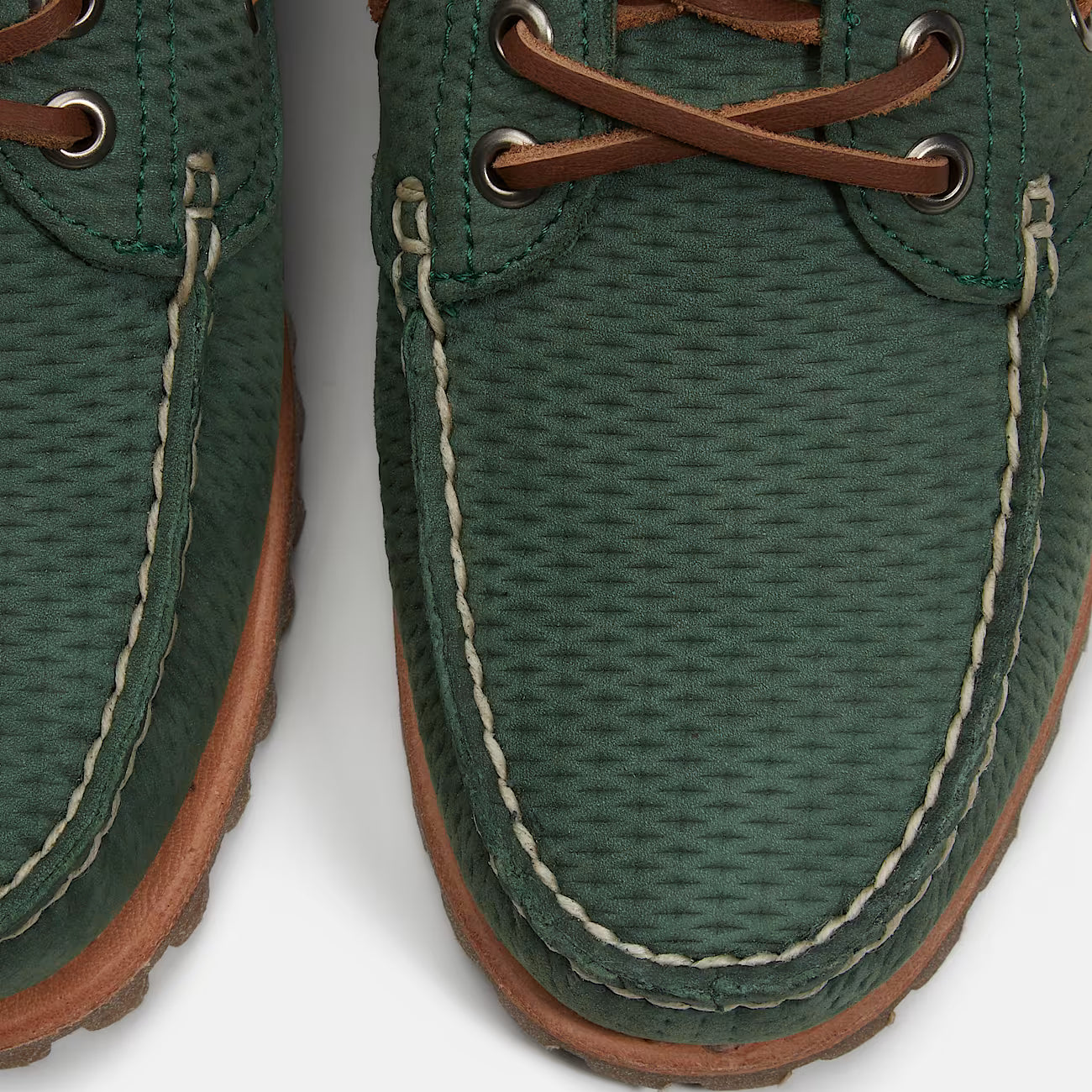 W Authentic Boat Shoe 'Green Nubuck'