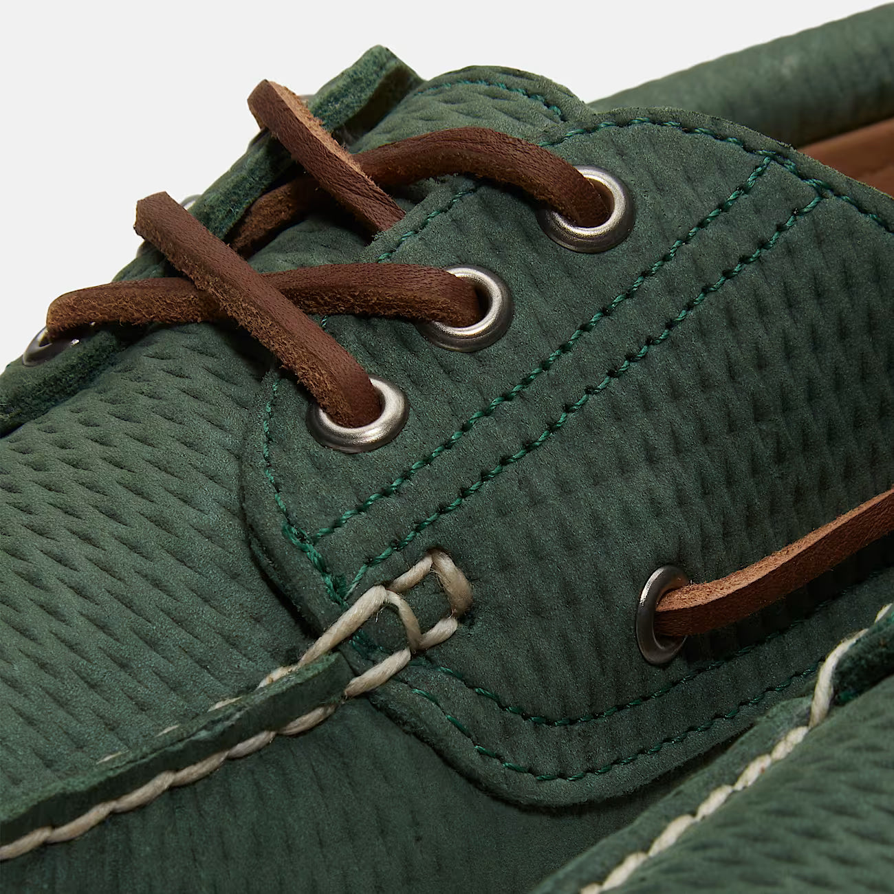 W Authentic Boat Shoe 'Green Nubuck'