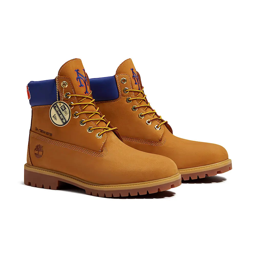New Era x MLB x New York Mets Heritage 6-Inch Waterproof Boot 'Wheat Blue'