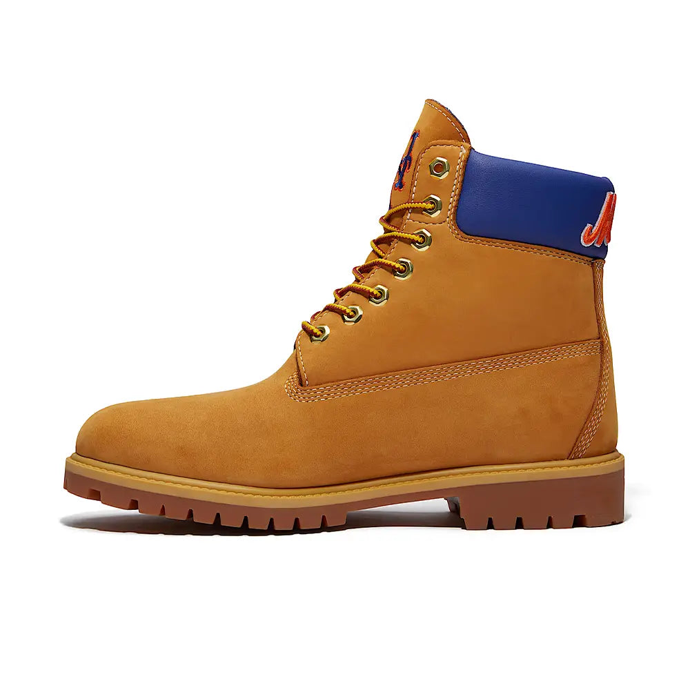 New Era x MLB x New York Mets Heritage 6-Inch Waterproof Boot 'Wheat Blue'
