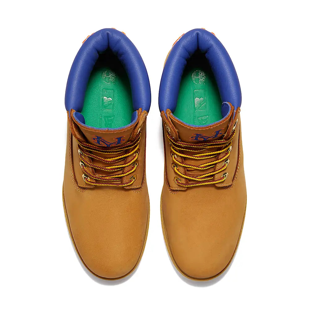New Era x MLB x New York Mets Heritage 6-Inch Waterproof Boot 'Wheat Blue'