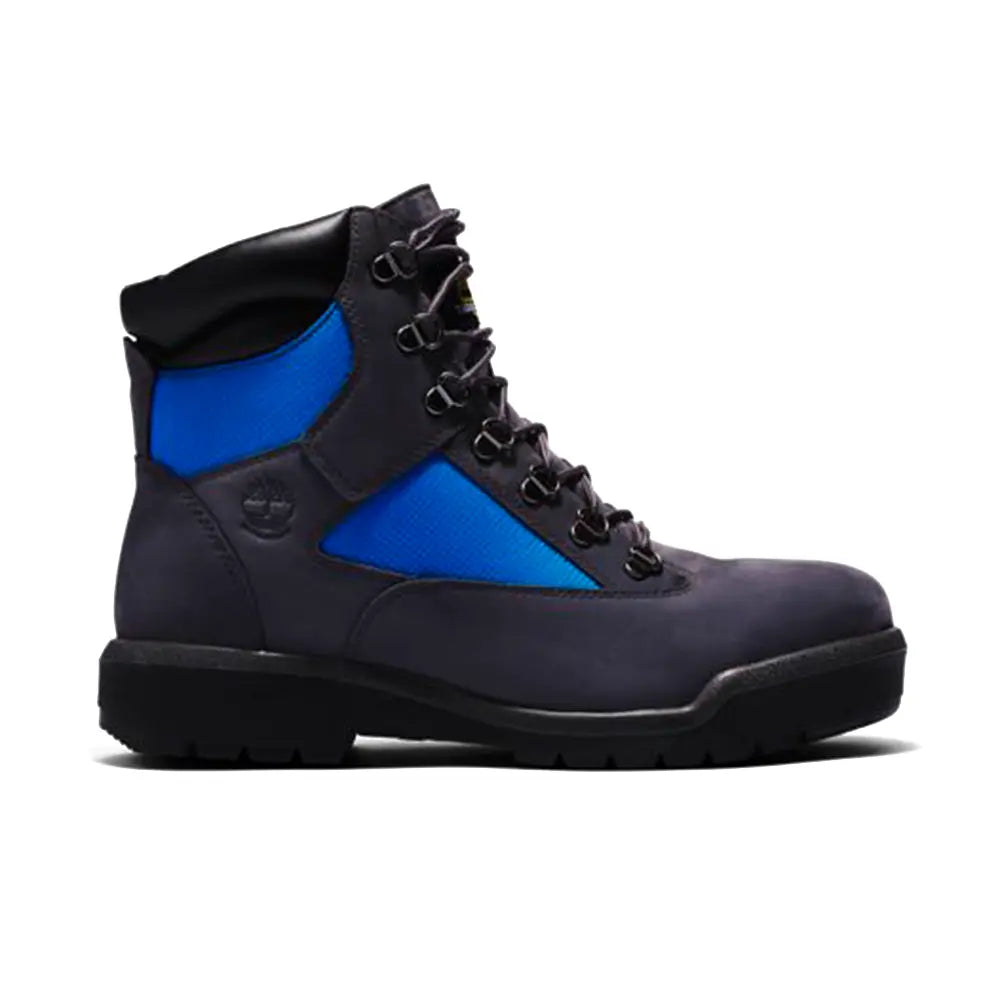 Men's 6-Inch Waterproof Field Boots 'Grey Nubuck Blue'