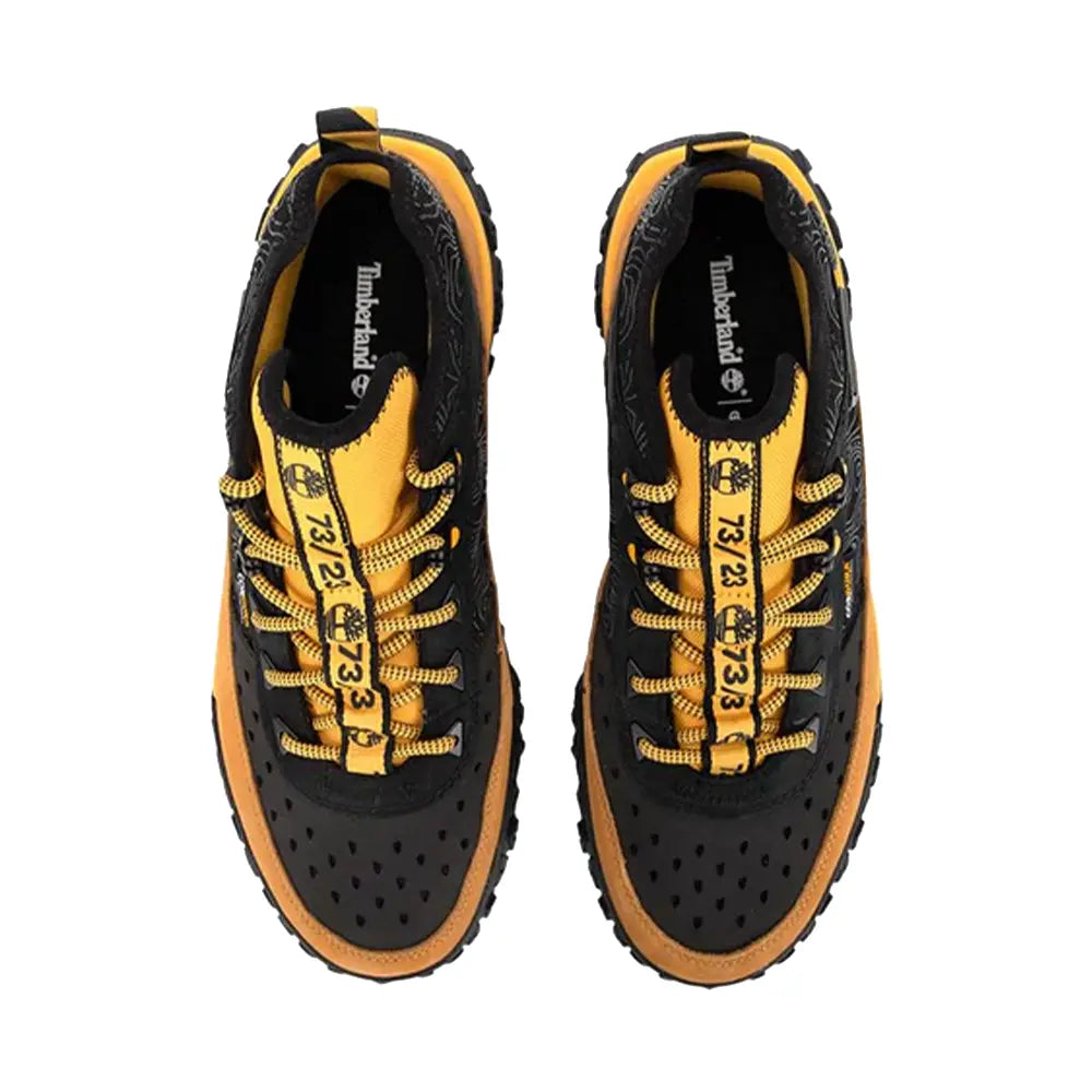 Greenstride Motion 6 Super Oxford Shoes 'Jet Black Wheat'