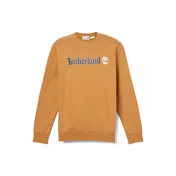 Kennebec River Linear Logo Crewneck Sweatshirt 'Wheat'