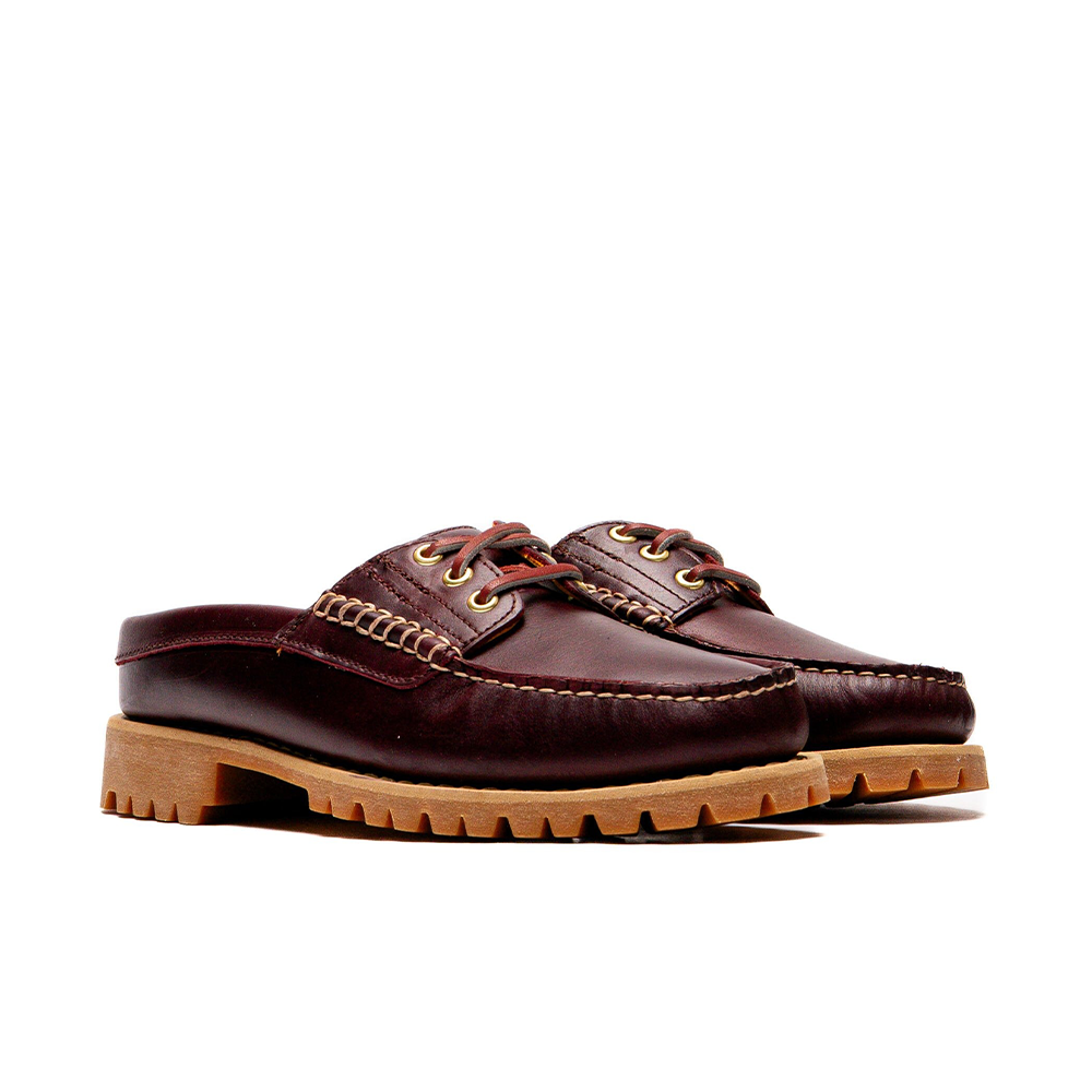 Timberland 3-Eye Mule 'Burgundy Full Grain' – TAKOUT® Timberland 3-Eye Mule 'Burgundy Full Grain' – TAKOUT®