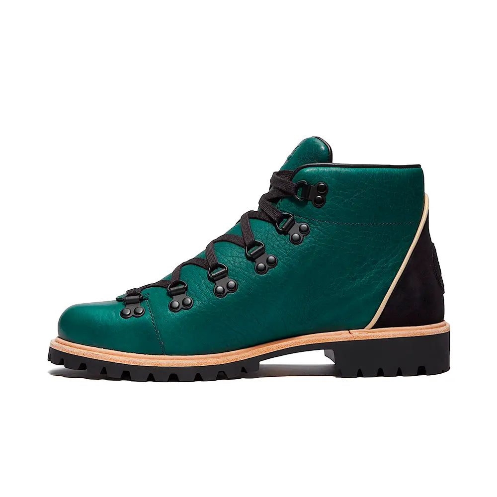 Authentic Hike Mid Lace Up Hiking Boot 'Dark Green Full-Grain'