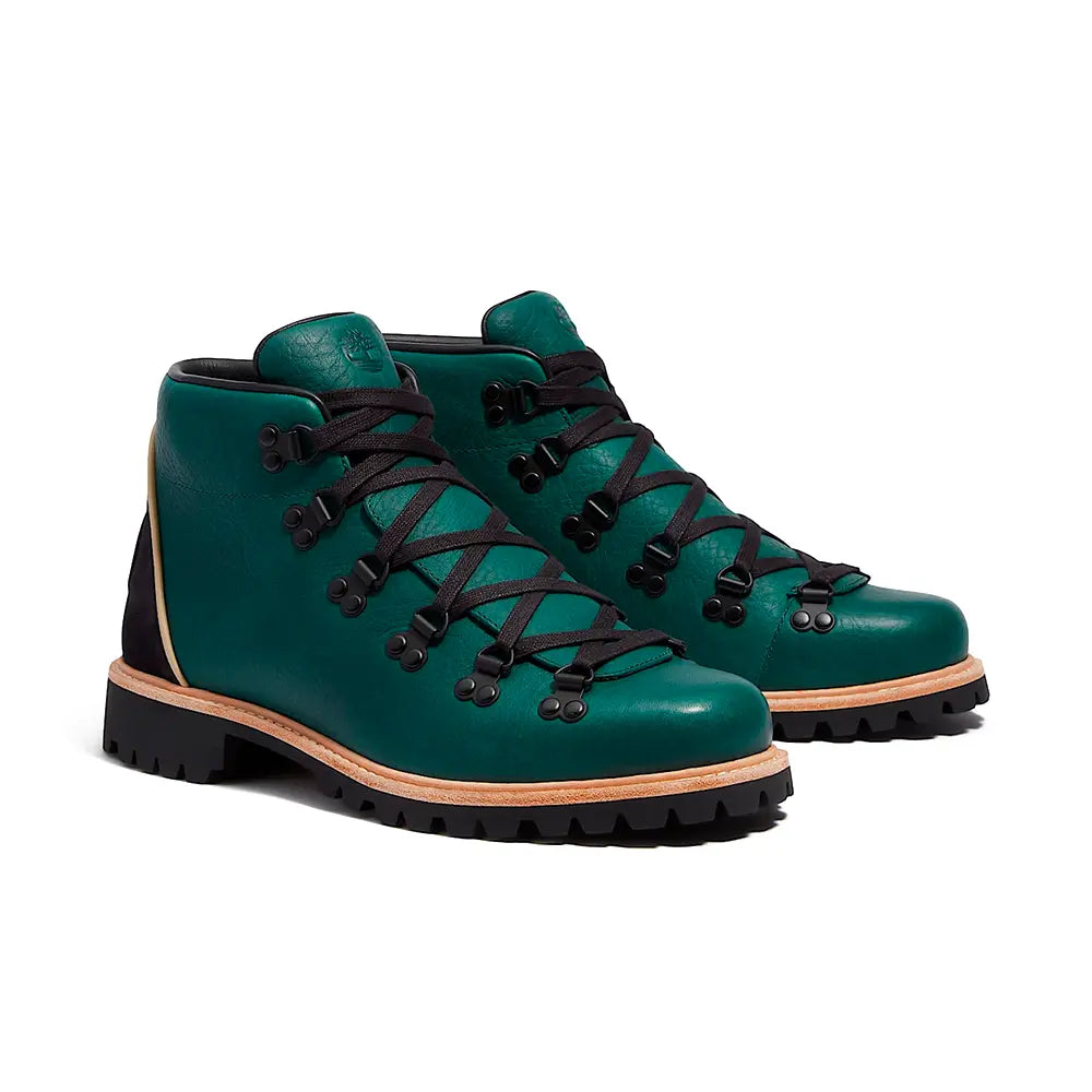 Authentic Hike Mid Lace Up Hiking Boot 'Dark Green Full-Grain'