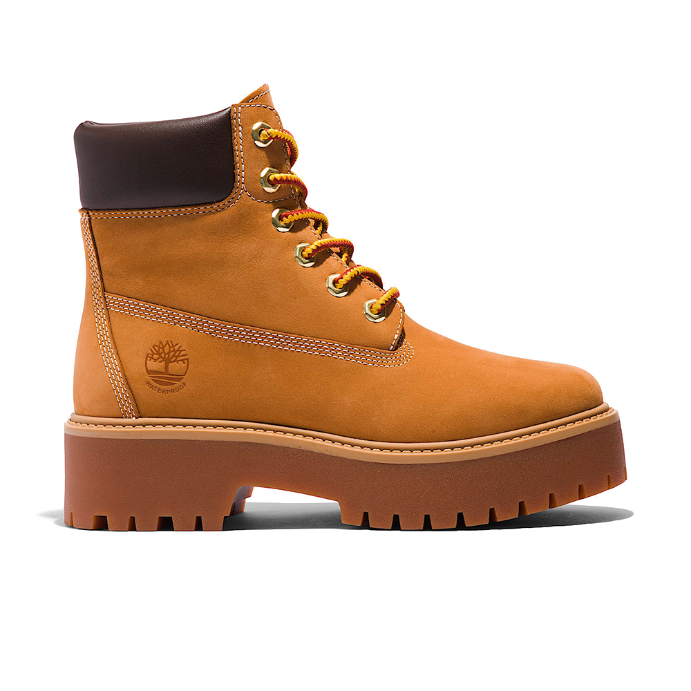 W Stone Street 6-Inch Lace Up Waterproof Platform Boot 'Wheat'
