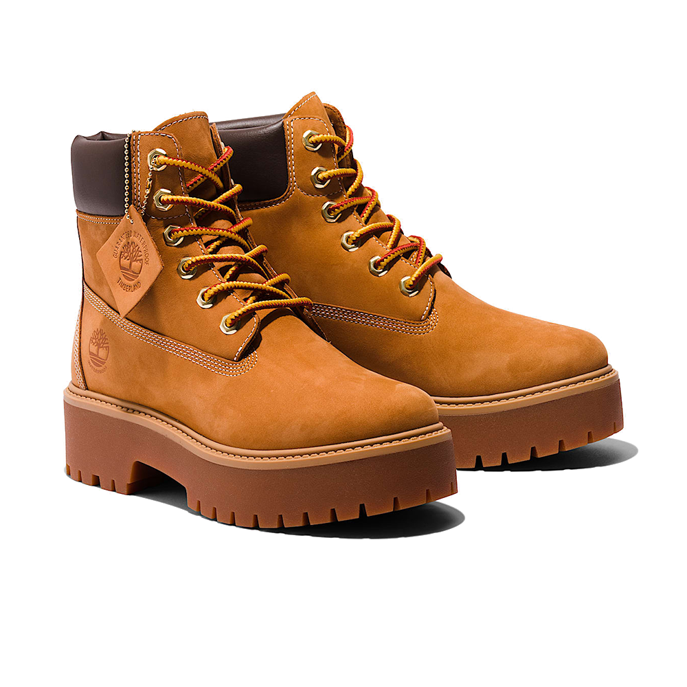W Stone Street 6-Inch Lace Up Waterproof Platform Boot 'Wheat'
