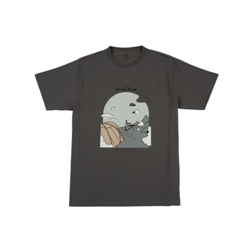 Camping Graphic T-Shirt 'Grey'