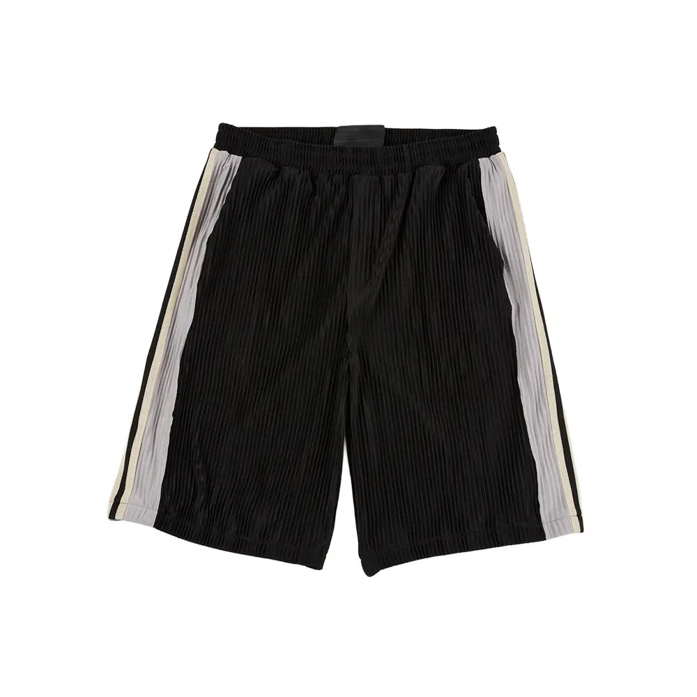 Weave Trim Pleat Short 'Black'