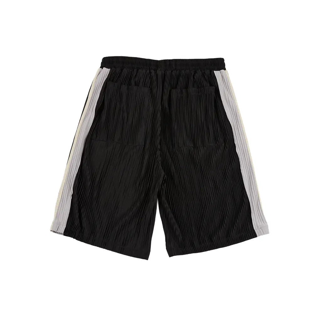 Weave Trim Pleat Short 'Black'