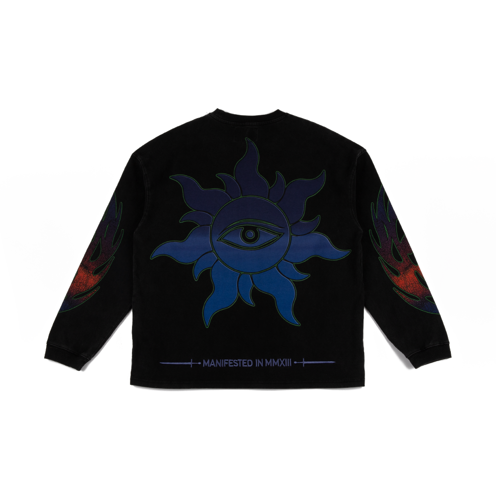 U.A.P LS Tee 'Black Wash'