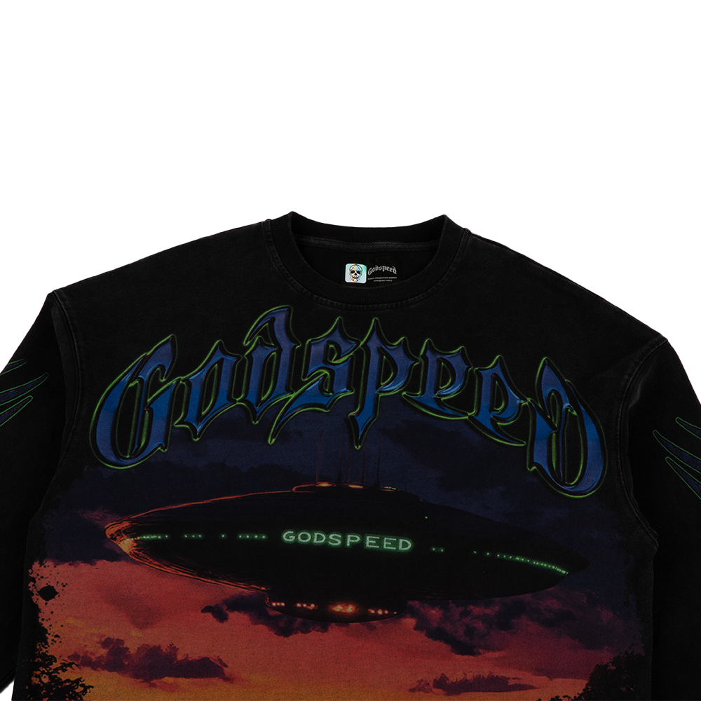 U.A.P LS Tee 'Black Wash'