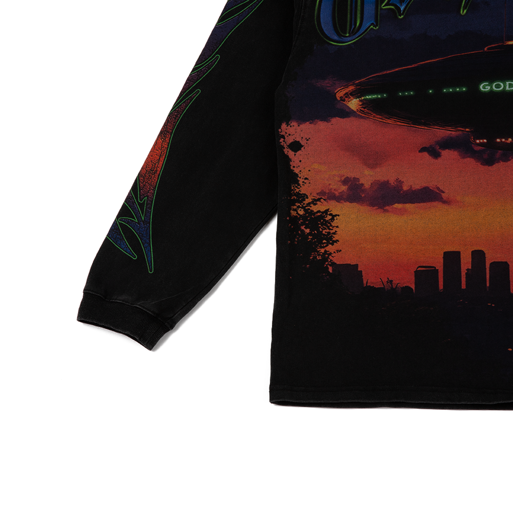 U.A.P LS Tee 'Black Wash'