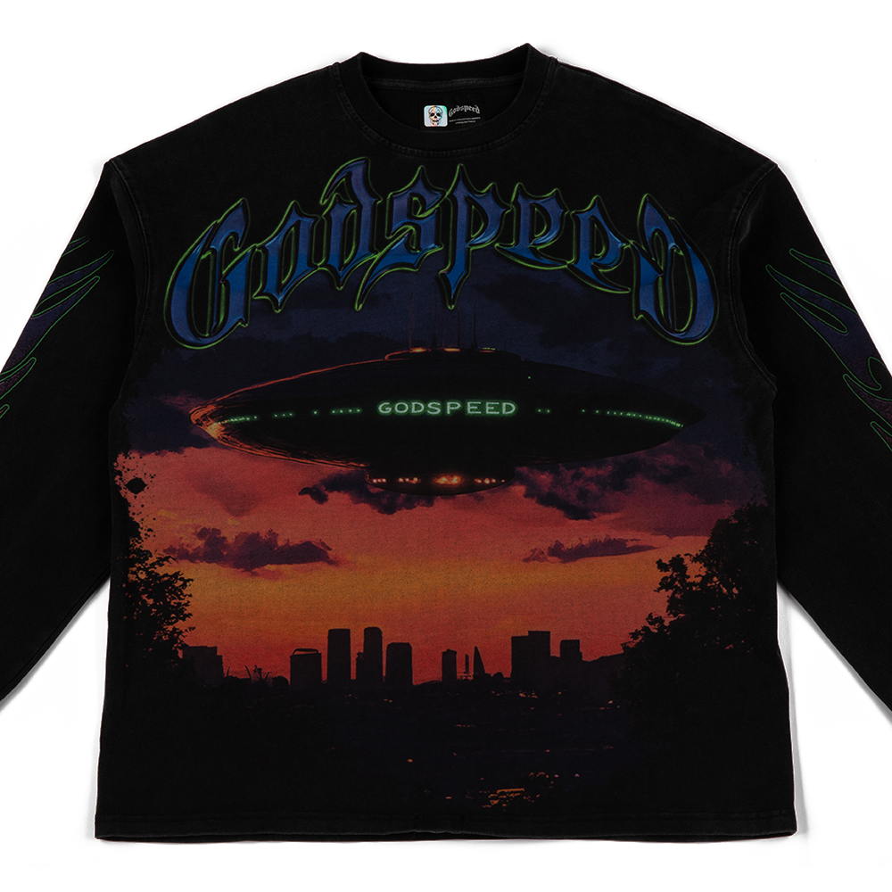 U.A.P LS Tee 'Black Wash'