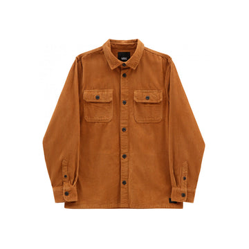 Waffle Corduroy Woven Shirt 'Brown'