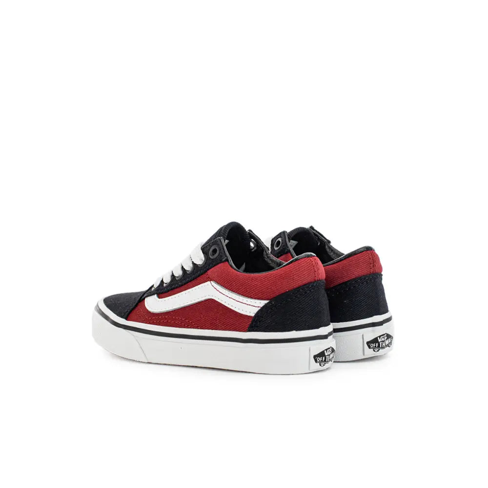 Old Skool PS 'Twill Red Multi'