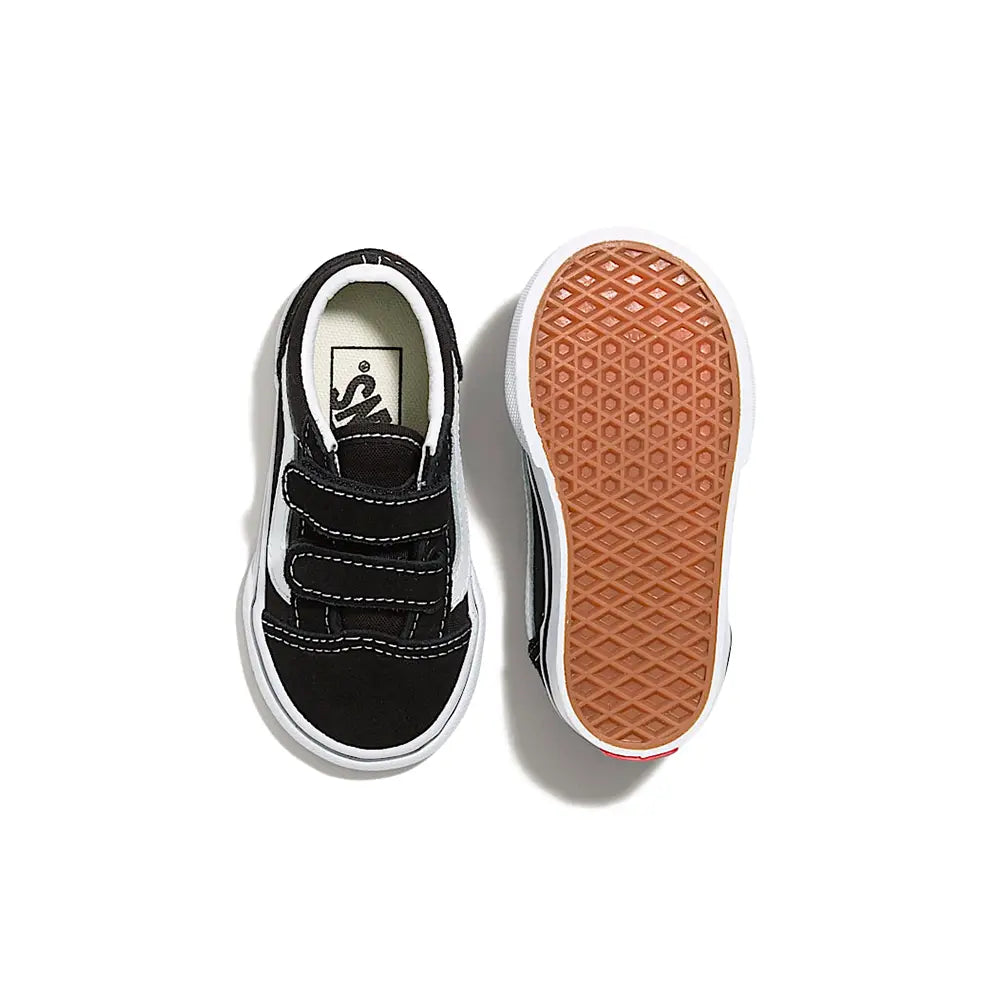 Old Skool Hook And Loop Shoes TD 'Black'