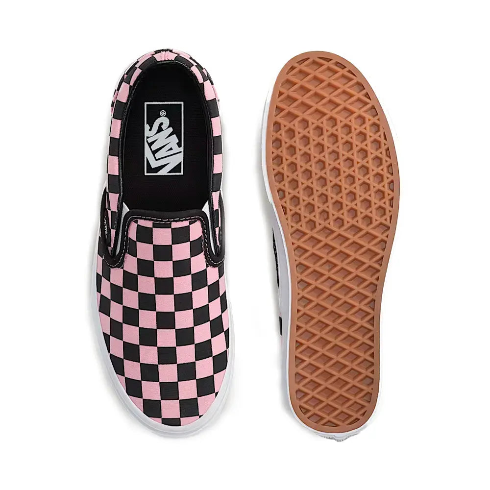 Classic Slip-On Checkerboard 'Pop Pink Black'