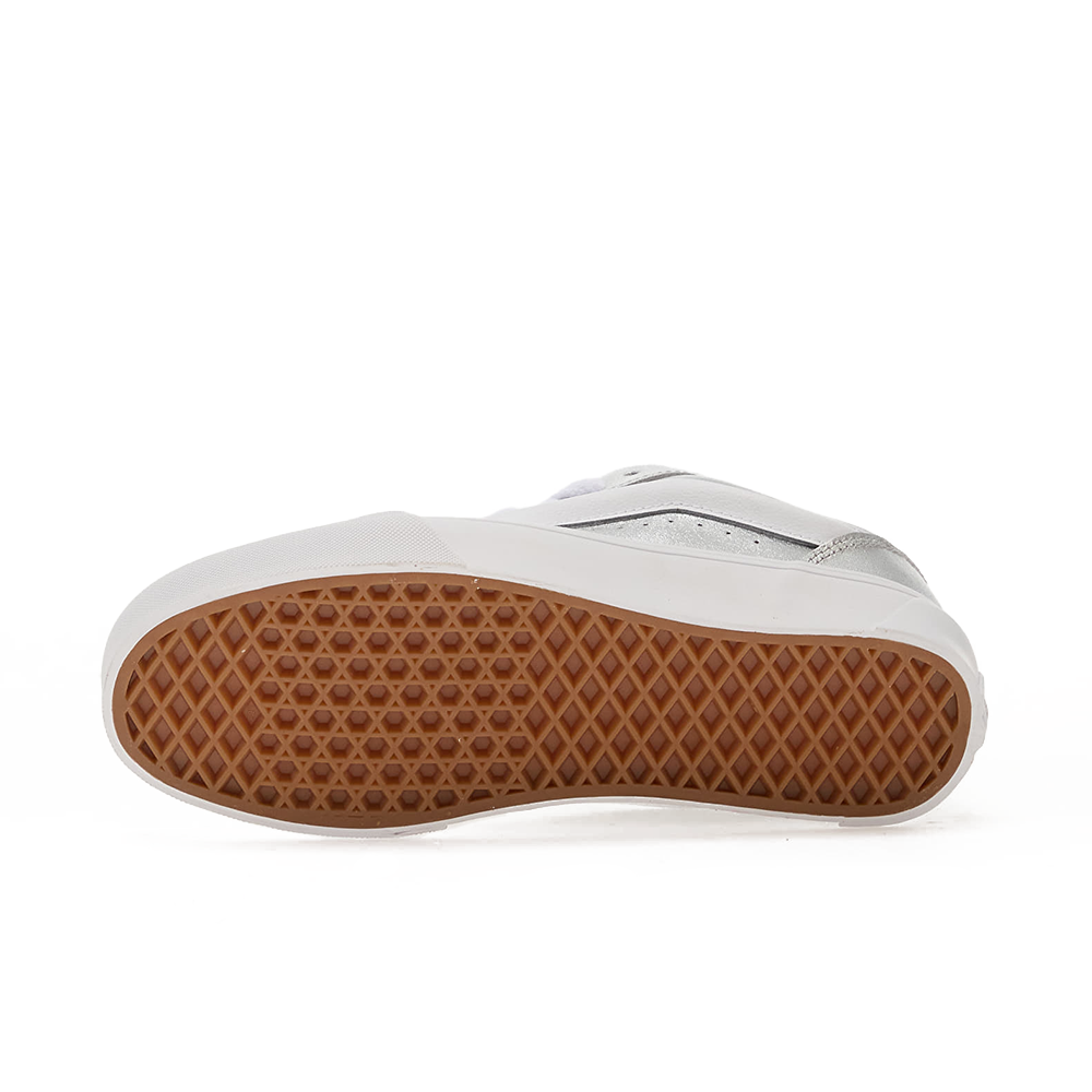 Knu Skool 'Metallic Leather Silver'