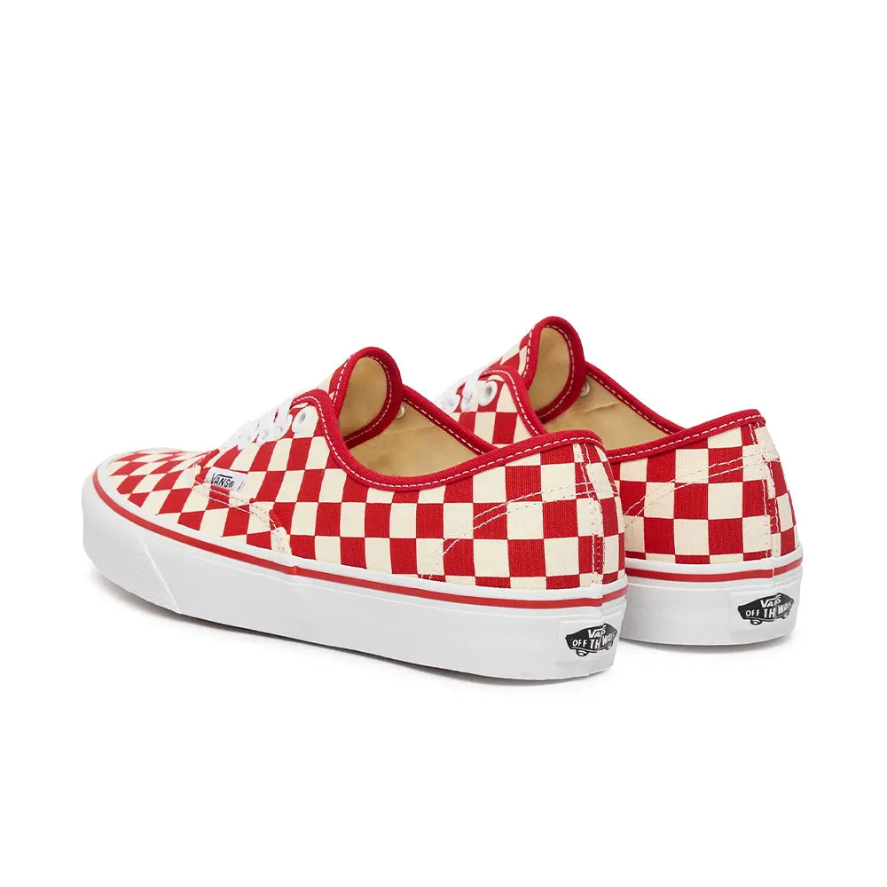 Authentic 'Checkerboard Racing Red White'